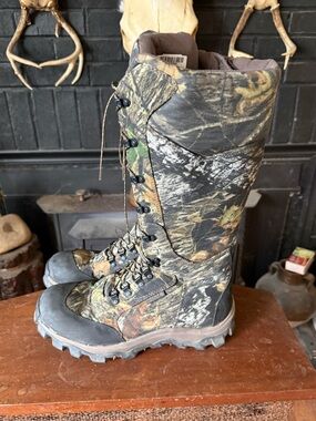 Men's Rocky Tall Realtree Camo Hunting Boots - Mossy Oak Style